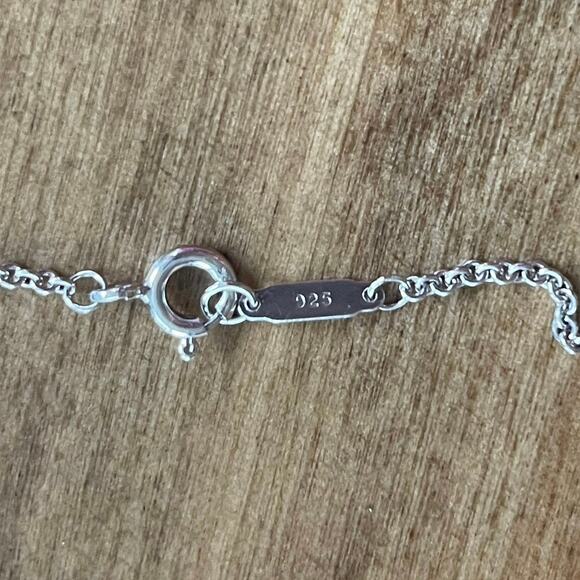 Tiffany & Co. 925 Elsa Peretti heart pendant Full Puffy Heart” w/ heart cut-out - Picture 5 of 7